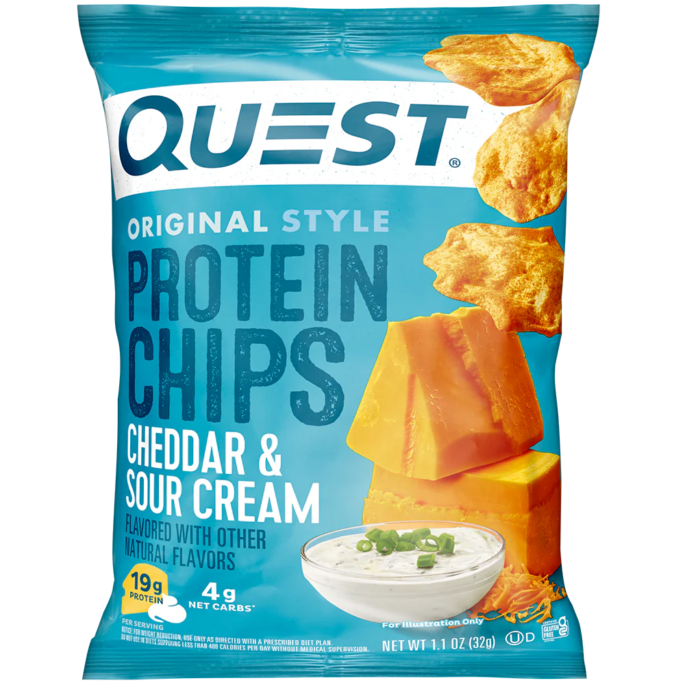Cheddar and Sour Cream Original Style Protein Chips