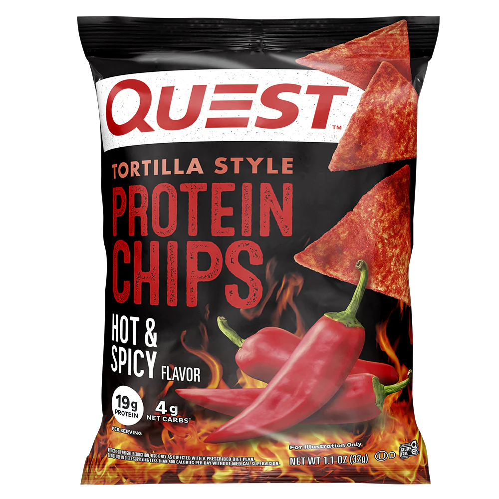 Hot and Spicy Tortilla Style Protein Chips