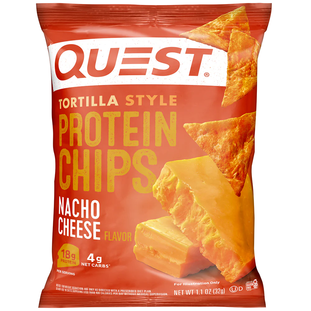 Nacho Cheese Tortilla Style Protein Chips