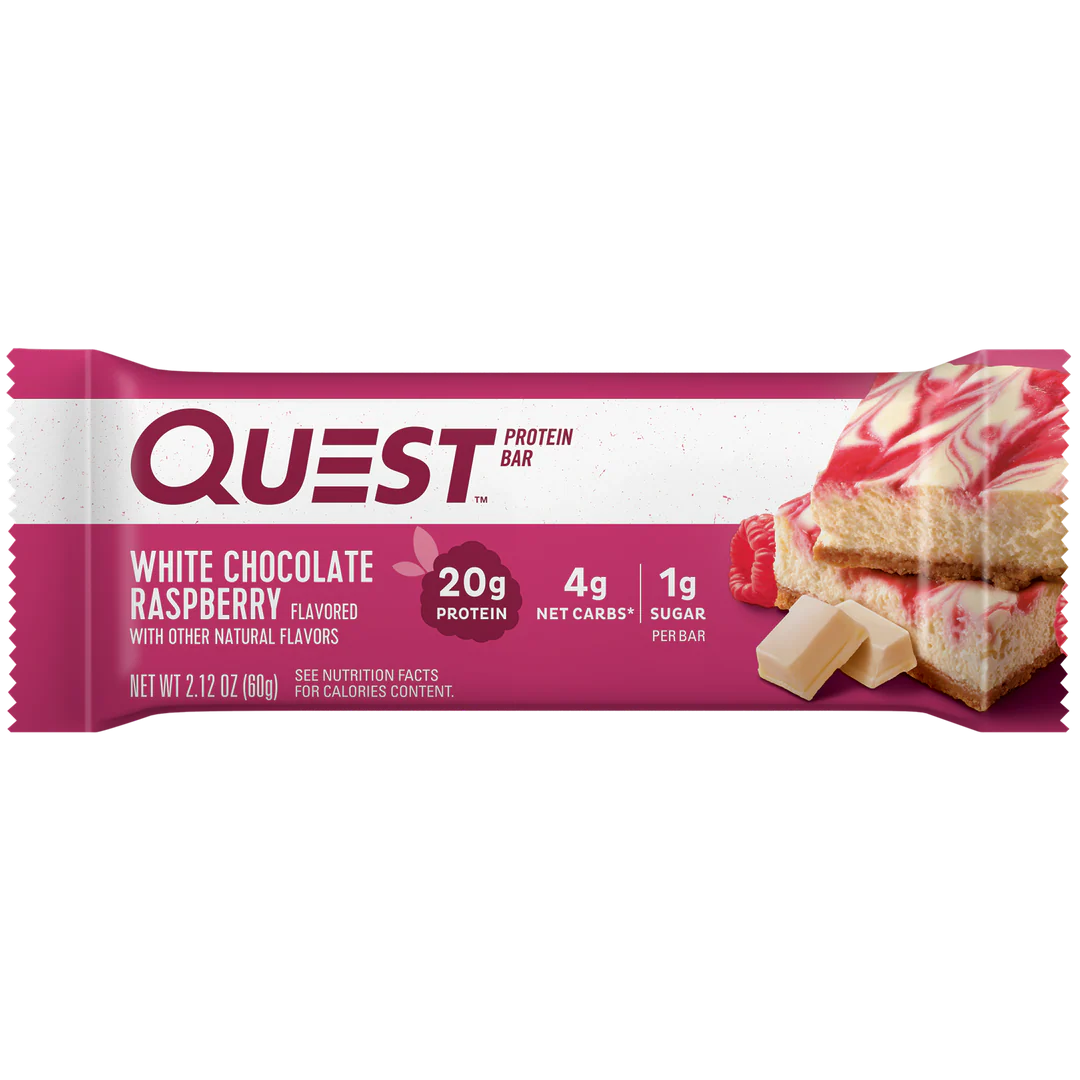 White Chocolate Raspberry Protein Bars